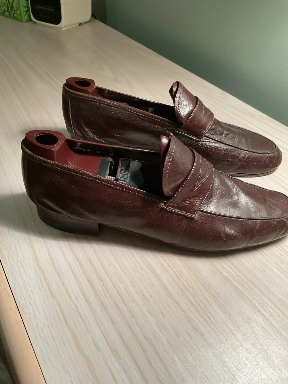 Beltrami Brown Leather Loafers